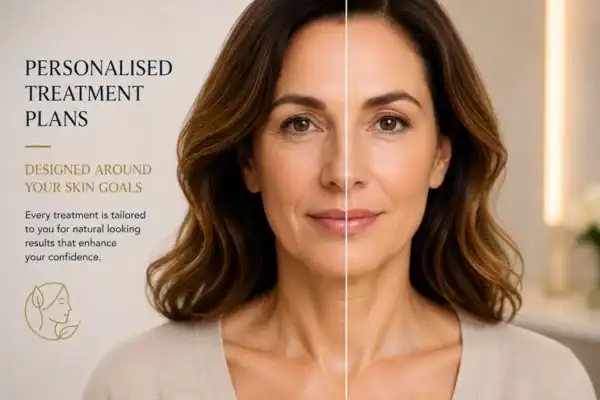 Before and after results of Collagen Lift Therapy New Cross